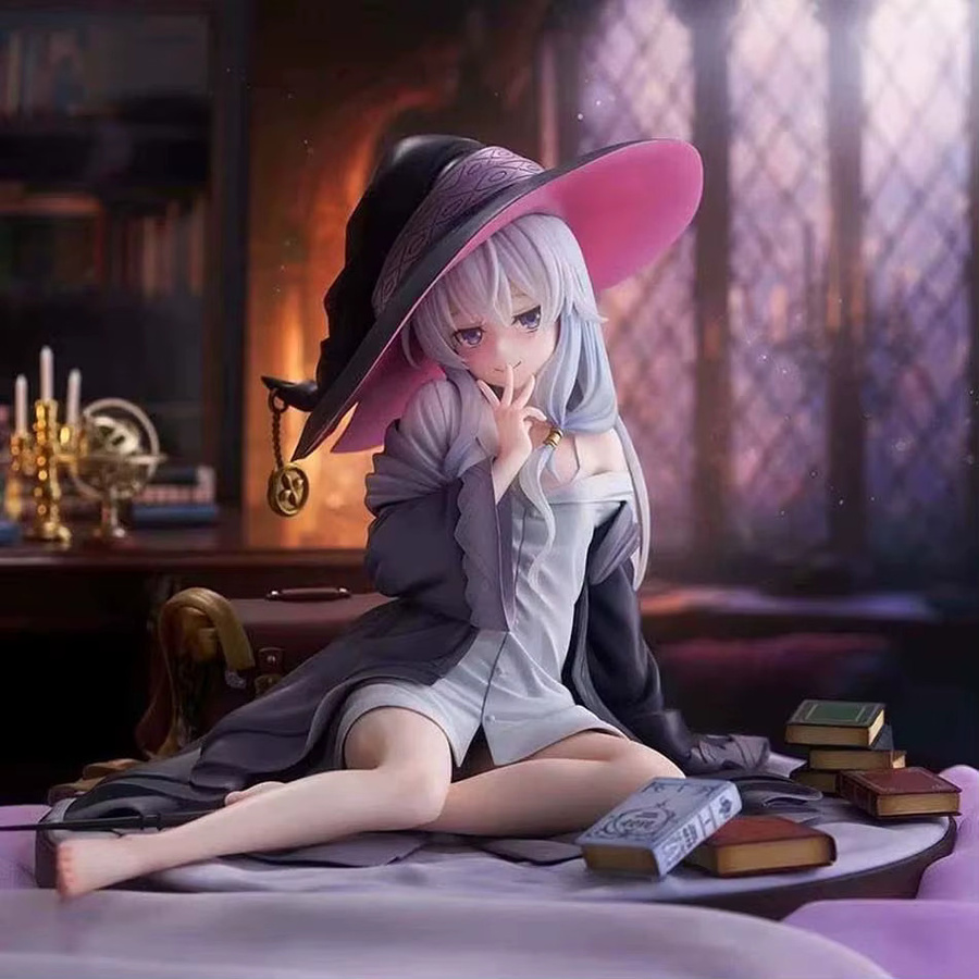 Bandai Die Reise von Elaina Elaina mit Hexenhut, Anime-Figur, 10cm - Bild 2