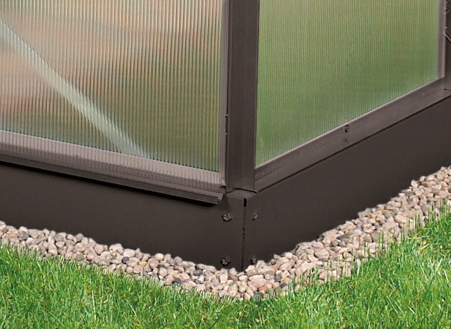 Vitavia Stahlfundament 3000 für Gewächshaus Calypso, schwarz, B/T/H: 154 x 192 x 12,5 cm - Bild 1