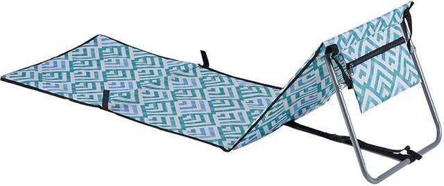 Binchi Outdoor-Strandmatte aus Oxford-Stoff mit Stahlrohr, zusammenklappbarer Mehrzweckstuhl für Camping und Picknick mit verstellbarer Rückenlehne - Bild 1