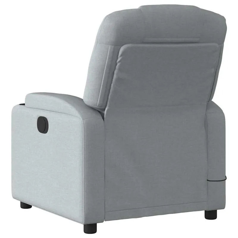 Vidaxl Ausklappbarer Massagesessel in Grau mit Stoffbezug und modernem Design - Bild 6