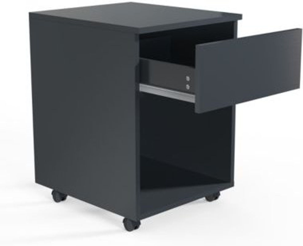 VCM Rollcontainer Dalosa mit 1 Schublade und Fach, Anthrazit/Grau, B: 39 cm, T: 45 cm, H: 55 cm - Bild 9