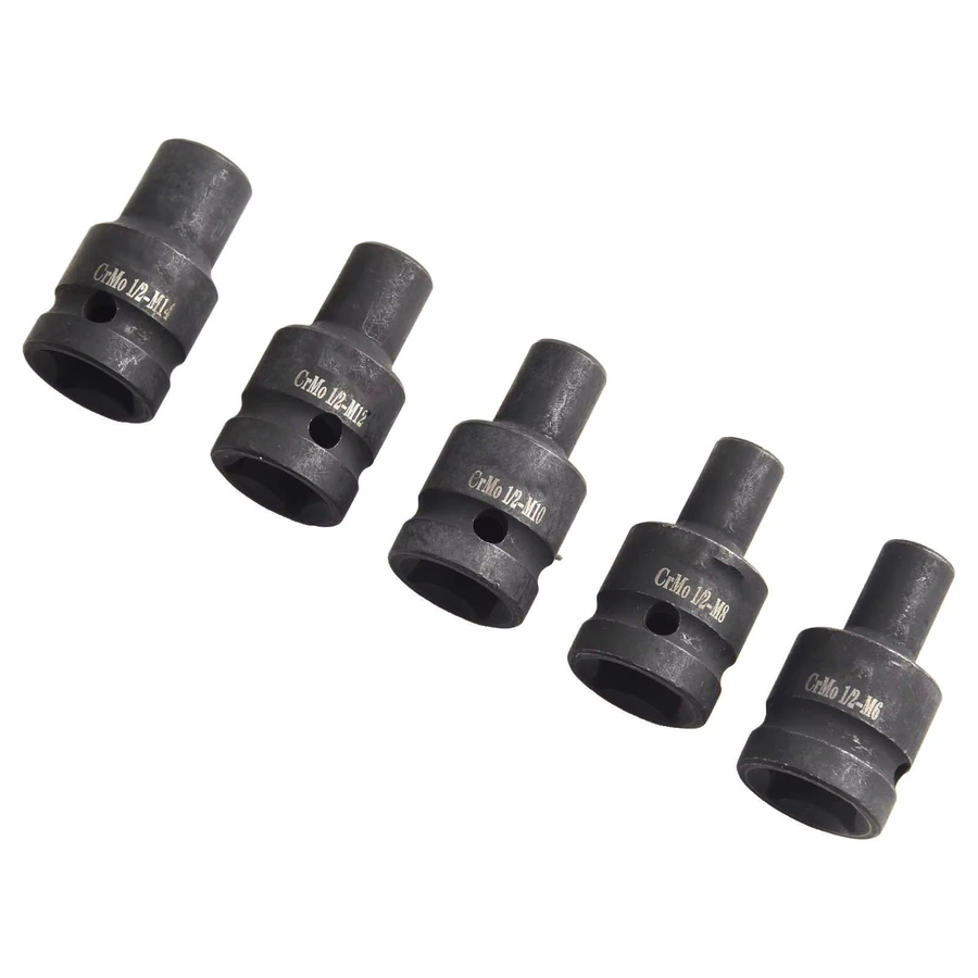 DAZZLEEX Square Schraubendreher-Aufsatz Set, 10 Stück, Schwarz, 2-Zoll-Antrieb für elektrische Schraubendreher, M6-M24 Handwerkzeug-Zubehör - Bild 2