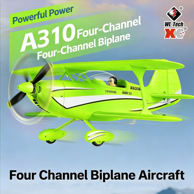 WLtoys A310 RC Flugzeug, RC Fluggerät, mit Brushless-Motor & Gyroskop, ab 14 Jahren - Bild 1
