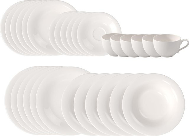 Villeroy & Boch Essential Starter-Set 30-teilig aus Porzellan in Weiß - Bild 1