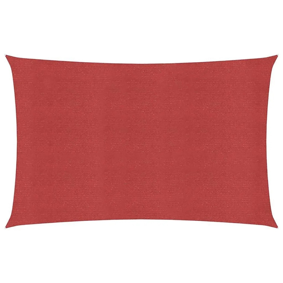 vidaXL Sonnensegel aus HDPE in Rot, B/T: 5 x 2,5 m - Bild 2