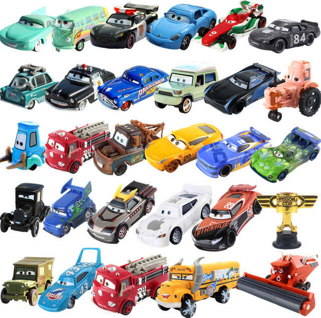 TAKARA TOMY Disney Lightning McQueen Jackson Storm Rennwagen, Metall - Bild 1