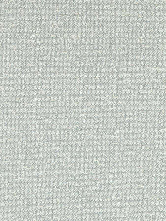 Zoffany Wallpaper Domino Paper Stockholm Blue Geometrisches Abstract Design Non-Woven - Bild 1