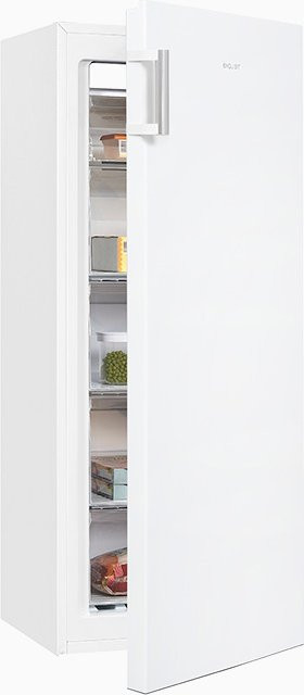 Exquisit Gefrierschrank GS5220-NF-H-010E in Weiss, No Frost Standgerät mit Super Freezing und umkehrbarer Tür, H x B x T: 205 x 56 x 66 cm - Bild 1
