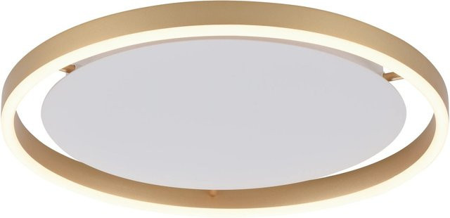 Just Light Deckenleuchte Ritus LED Ring in Messing Matt, dimmbar, Durchmesser: 40 cm - Bild 1