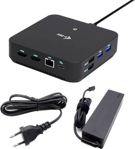 Itec USB-C Dockingstation mit Dual HDMI und DisplayPort, Schwarz - Bild 2