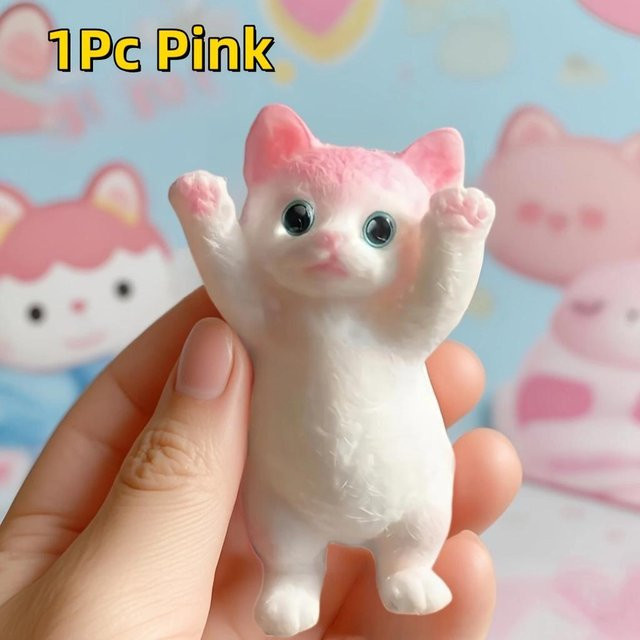 Discover Intime Squishy Niedliche Katzen Tier Knetspielzeug, 1 Stück - Bild 1