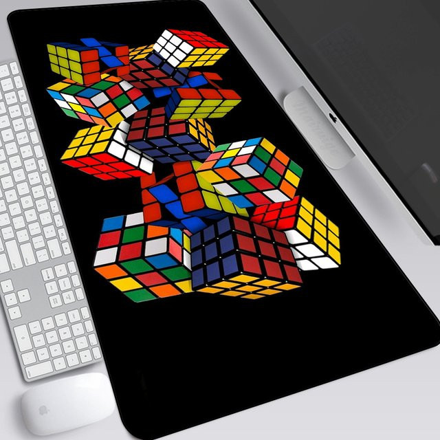 Magic Cube Mauspad XXL Extended Pad Multicolor für Gaming und Büro - Bild 1