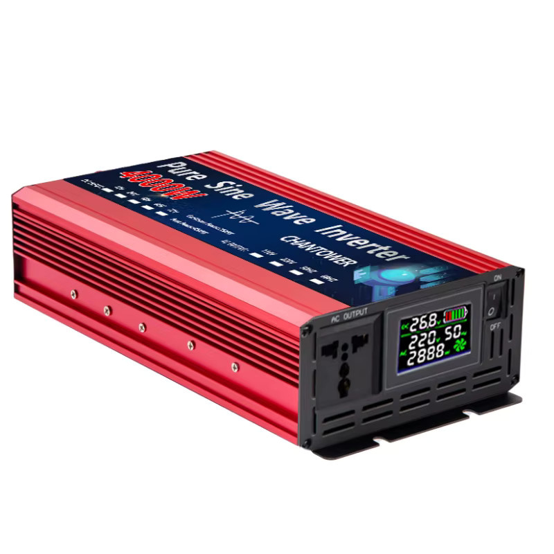 CHANTOWER Reiner Sinus-Wechselrichter DC zu AC für Auto und Solar, 12V/24V auf 220V/110V, tragbarer Stromrichter - Bild 5