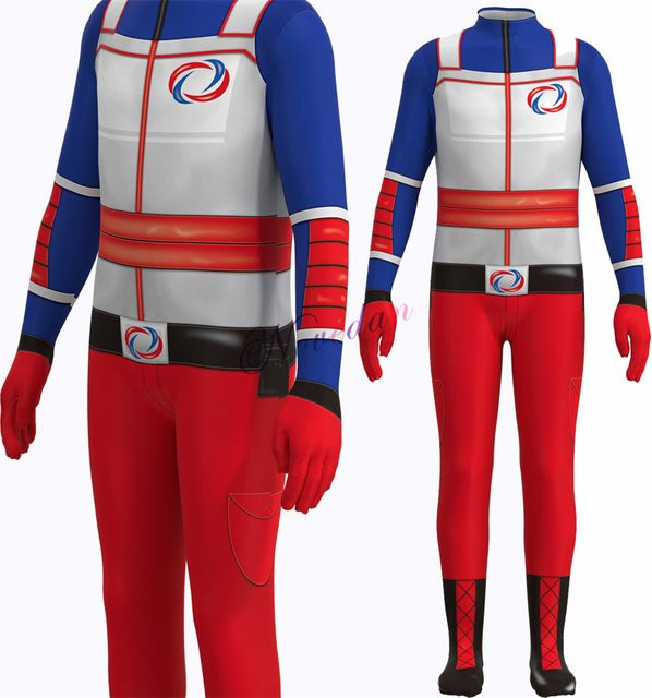 Henry Danger Cosplay Kostüm, Superheld Overall Outfit, Jungen - Bild 1