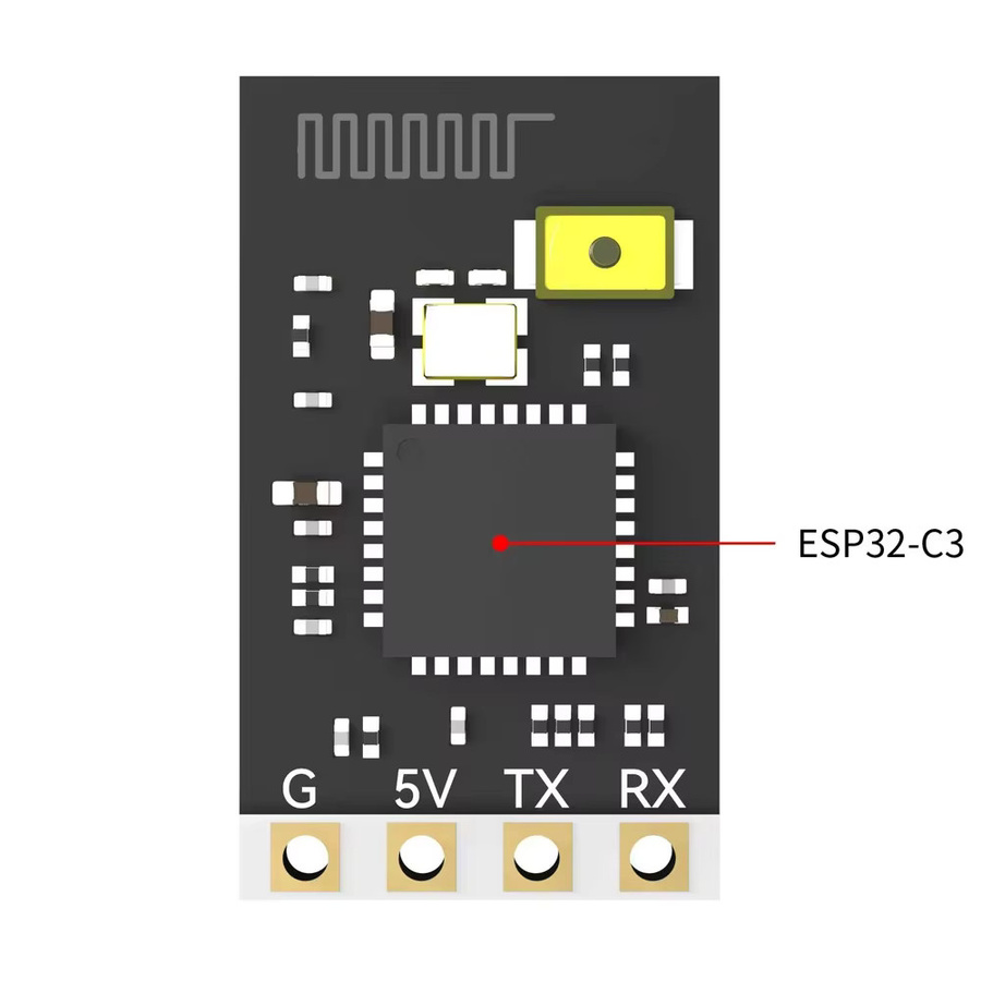 RunCam SkyGuy Nano und SkyGuy Max ExpressLRS ELRS Empfänger 2.4G in Schwarz für FPV - Bild 1