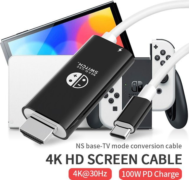 Gopala USB-C auf HDMI Kabel in Schwarz für 4K 60Hz HDTV Verbindung mit iPhone, MacBook, Switch und Laptop - Bild 1