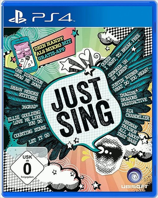 Just Sing für PlayStation 4 von Ubisoft, Musikspiel für die ganze Familie, Multicolor - Bild 1