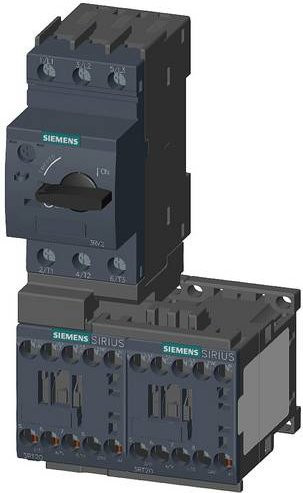 Siemens Verbraucherabzweig 3RA2210-1EA15-2AP0 Motorleistung 1.5kW bei 400V, Nennstrom 3.6A, grau - Bild 1