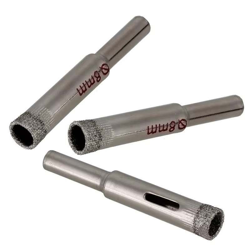 Stookits 10er Set Diamantbeschichtete Bohrer 8 mm für Glas und Granit in Silber - Bild 2