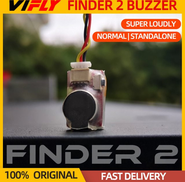 VIFLY Finder 2 V2 Summer Tracker mit Piepser Alarm und eingebauter Batterie für RC Flugzeuge, FPV Quadcopter und Drone Racing - Bild 1
