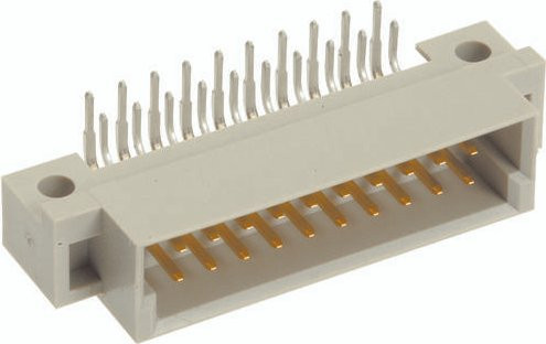 HARTING Messerleiste 09241206921 aus Messing in Grau mit 2 Reihen - Bild 1