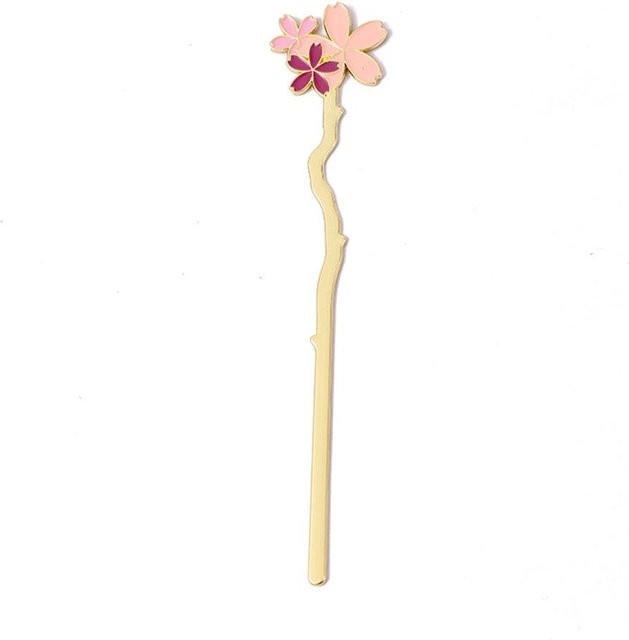Love Home Garden Metall Lesezeichen Sakura Blume in Rosa aus Zinklegierung - Bild 1