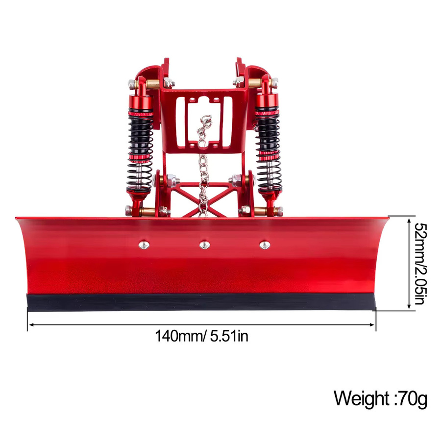 MALOM RC Schneepflug aus Aluminium, verstellbar, Zubehör, Metall - Bild 2