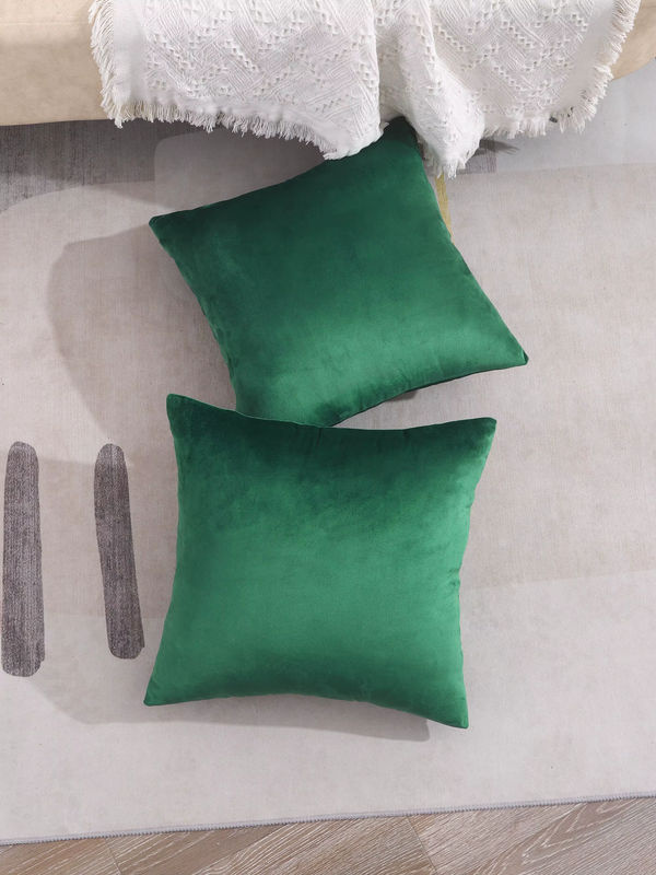 Set von 2 dekorativen Kissenbezügen für Weihnachten in Grün, B/B/B: 45 x 45 x 45 cm - Bild 2