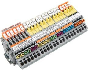 WAGO Stromwandlerklemmenblock 821-205 multicolour B/T/H: 19,7 x 9,96 x 6,68 cm - Bild 1