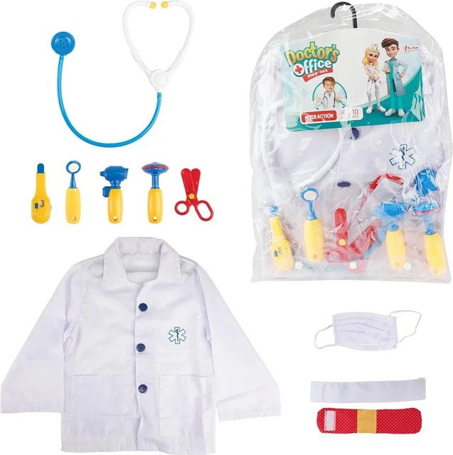 Toi-Toys Doktor Verkleidungsset, 10-teiliges Set - Bild 1