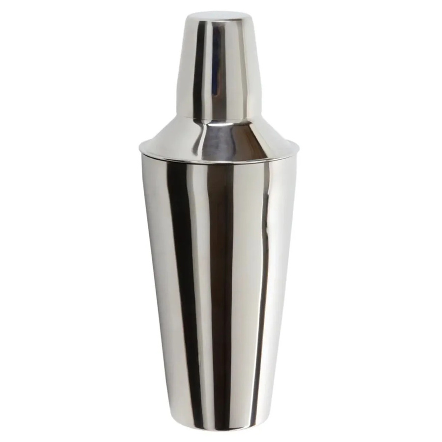 Ich-Zapfe Cocktailshaker 3-teilig aus Edelstahl in Silber, 750 ml, auslaufsicher - Bild 2