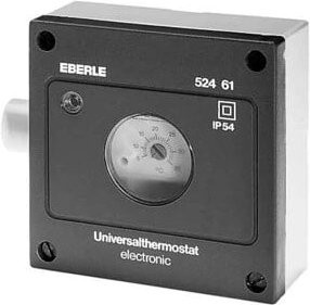 Eberle Controls Allzweckthermostat AZT-I 524 410 Wandmontage Schwarz - Bild 1