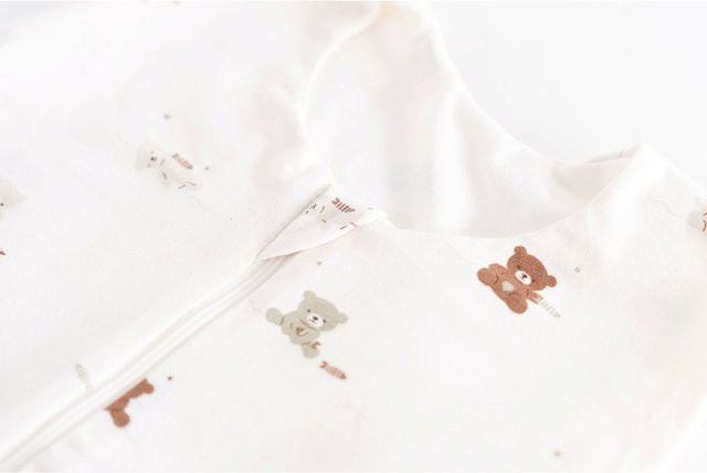 Träumeland Sommerschlafsack Liebmich für Babys in Grün und Weiß mit 0.5 TOG - Bild 1