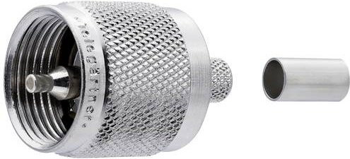 Telegärtner UHF-Steckverbinder in Silber - Bild 1