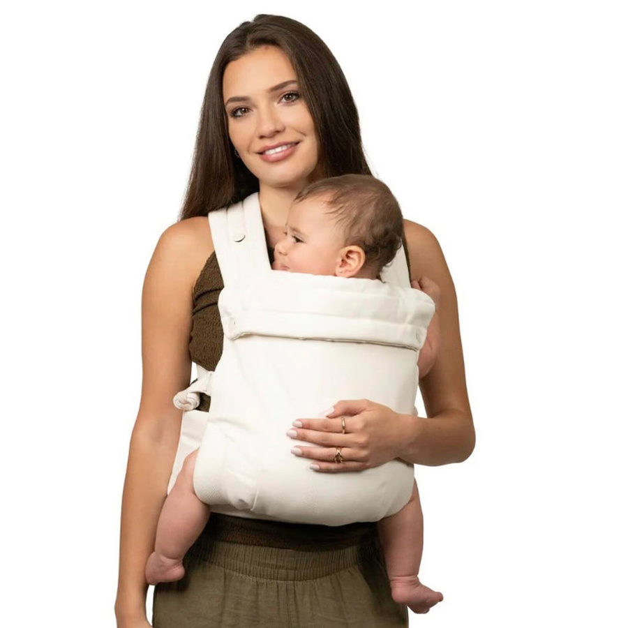 Infantino Babytrage Buckle Carrier in Honey Blossom mit weißem Design - Bild 2