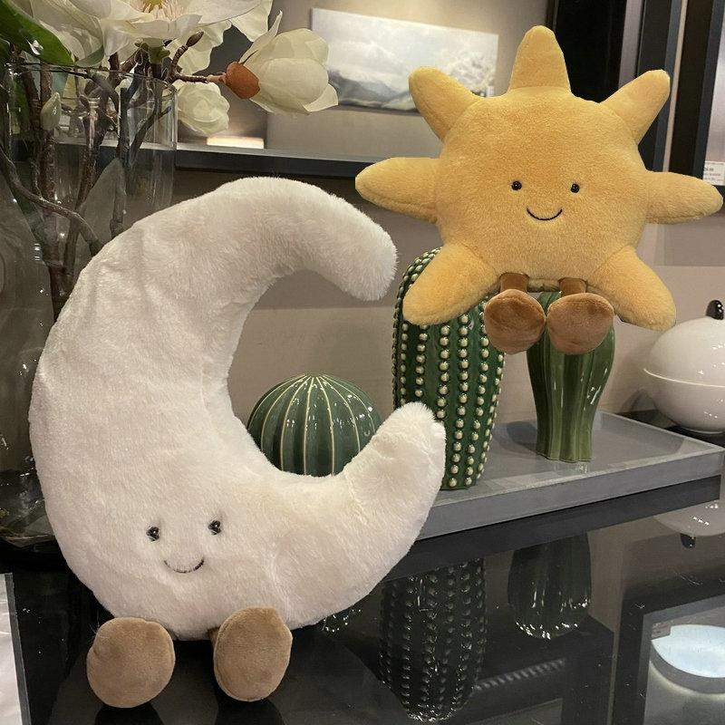 Yiran bag Wetter Plüschtier weiß gelb 30cm ab 3–6 Jahre - Bild 2