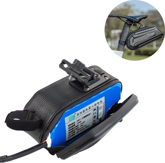 Samsung 21700 Lithium-Ionen-Akku 10Ah für E-Bike, Roller und Elektrofahrzeuge in Schwarz mit wasserdichter Tasche - Bild 1