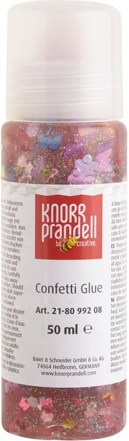 Glitter Confetti Glue mit Schmetterlings-Motiv in Bunt - Bild 1