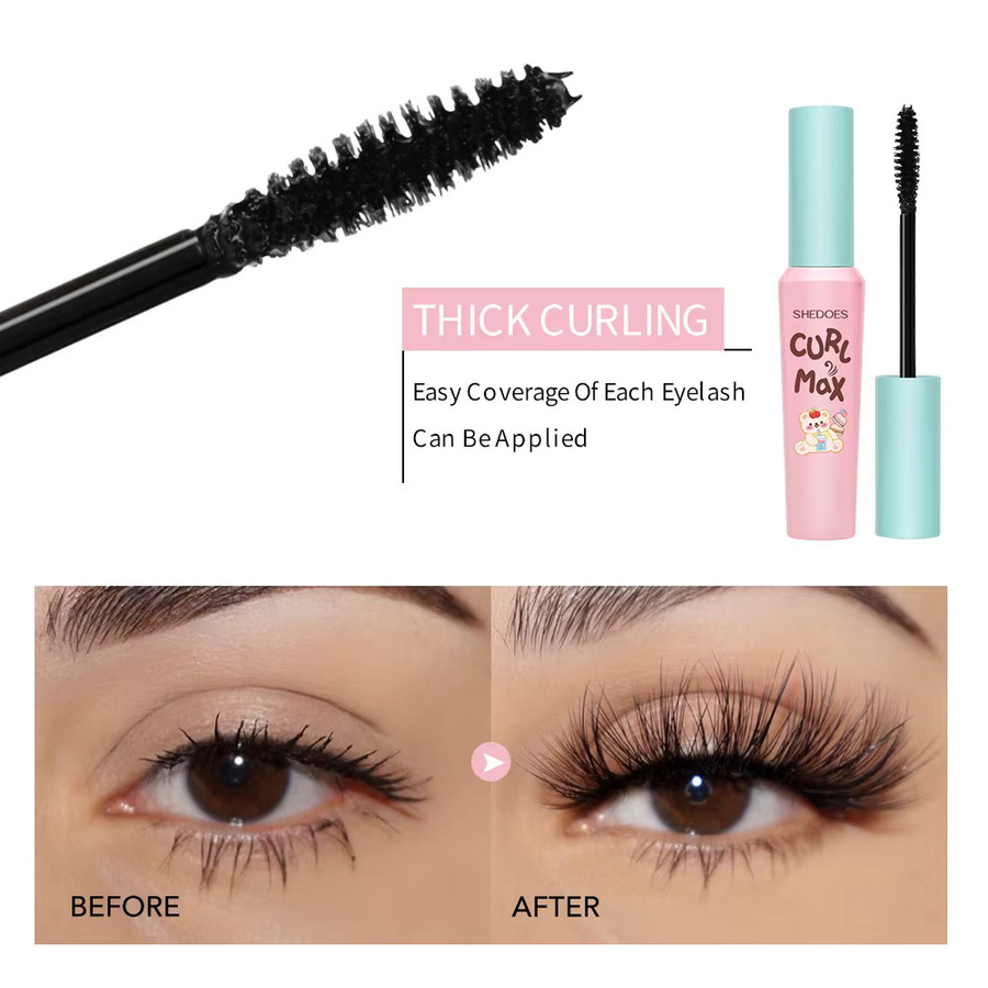 Curly Thick Mascara, Black, wasserfest - Bild 2