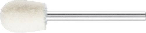 PFERD Filzpolierstifte FK TRE in Tropfenform, mittelhart, weiß, Durchmesser: 10 mm, Schaft-Ø: 3 mm - Bild 1