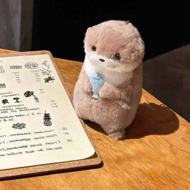 YiYuYiHua Schlüsselanhänger Otter Plüsch, Bunt, Mädchen, Kinder - Bild 1