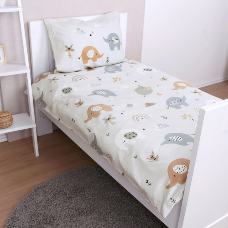 Baby Best Renforcé Wende-Bettwäsche aus Baumwolle für Babys, Farbe Weiss, B/H: 40 x 60 cm und 100 x 135 cm - Bild 2