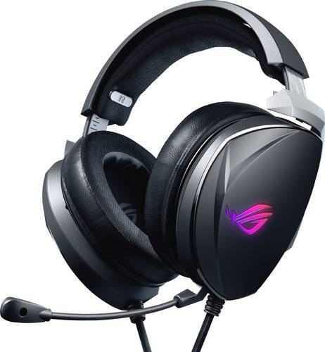Asus ROG Theta 7.1 Gaming Over Ear Headset kabelgebunden mit USB-C und Mikrofon-Rauschunterdrückung in Schwarz - Bild 1