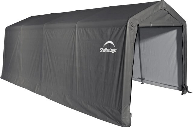ShelterLogic Foliengarage Weidezelt In-A-Box Beige 18,3 m² B/T: 300 x 610 cm - Bild 1