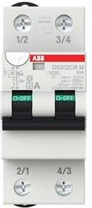 ABB RCBO FI-Schutzschalter und Leitungsschutzschalter 16A 0,01A 230V in Weiß - Bild 1