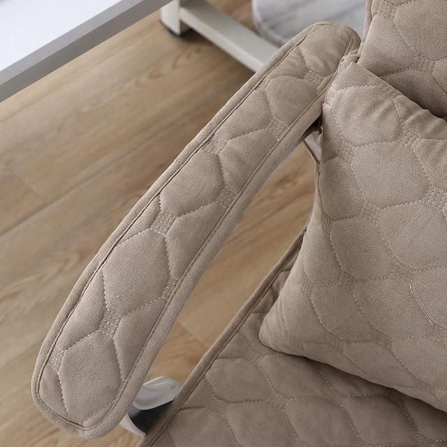 Yiran Furniture Armlehnenkissen für Bürostühle und E-Sports-Sitze aus Polyester, B/H: 40 x 10 cm, Waschbar, Grau, Kaffeefarben, Beige - Bild 1