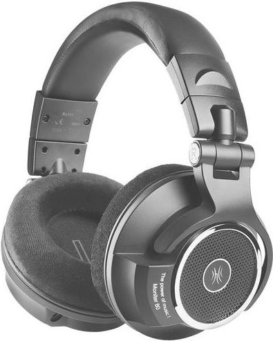 OneOdio Monitor 80 Over Ear Kopfhörer kabelgebunden Stereo Schwarz mit High-Resolution Audio und faltbaren, schwenkbaren Ohrmuscheln für das Studio - Bild 1