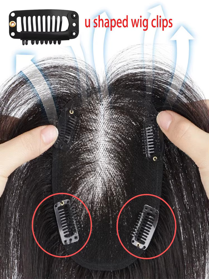 10 Stück Perückenklammern für Haarverlängerungen, 32 mm, 9 Zähne - Bild 3