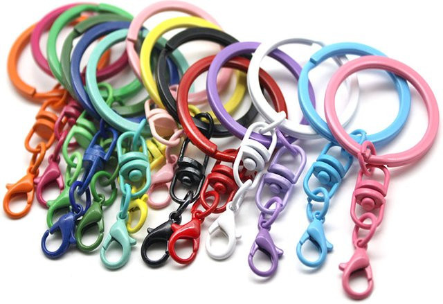 SUMOORL Schlüsselring Metall, Bunt, Unisex - Bild 1