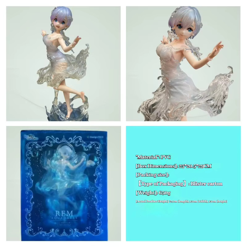 Bandai Anime-Figurenmodell, Rem-Ersatzgesicht, Wasser-Geschenkanzug, Figur - Bild 2